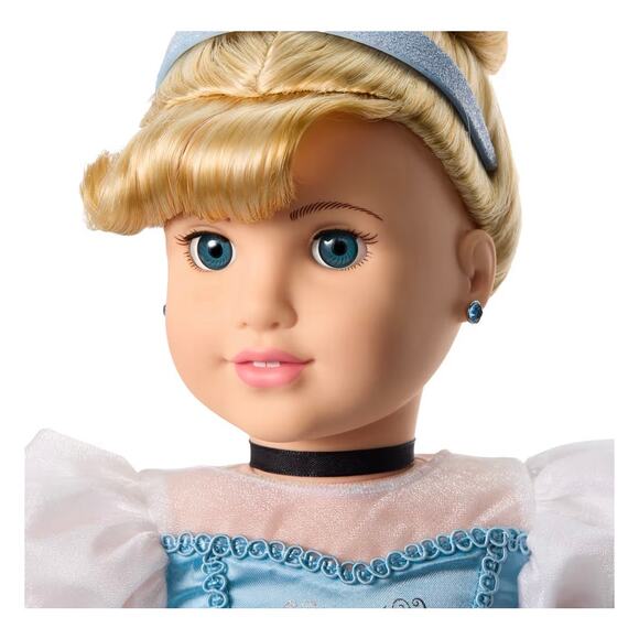 NEW American Girl Disney Princess CINDERELLA 18" DOLL + Gown Glass Slippers BOX - Picture 4 of 16